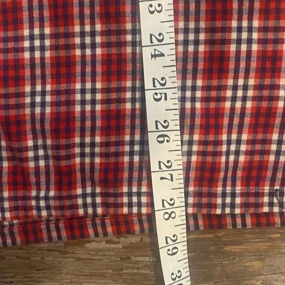 Ralph Lauren Polo Jeans Co Shirt Men Large Red Y2k 2000s Button Up Flannel RL - Picture 4 of 6